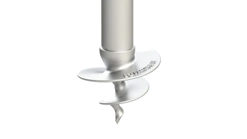 HELIX Schraubpfahl Wendelspitze Nahaufnahme