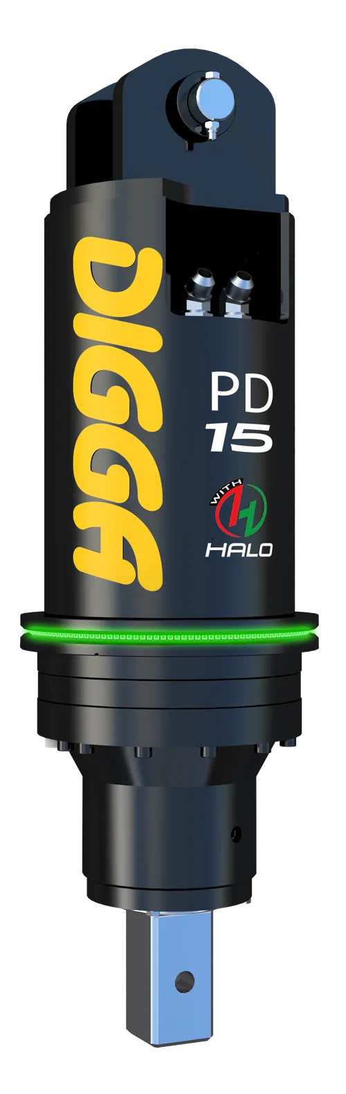Digga PDH15 Antriebskopf mit HALO-Überwachung