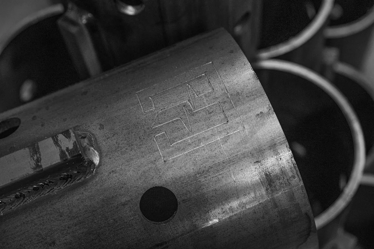 Fertiger Schraubpfahl Nahaufnahme